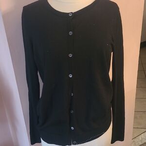 GAP Women's Black Cardigan Sweater Size XL